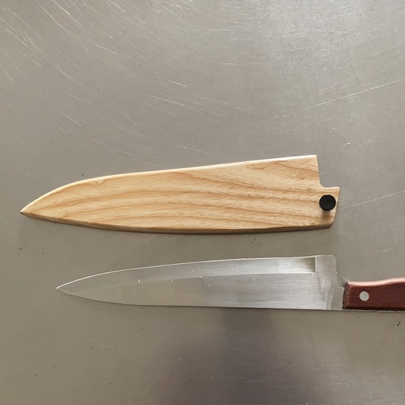 🥩🔪 Chef Life Wooden Knife Sheath Cover Mercer Culinary New 🔪🍳 - Picture 7 of 9